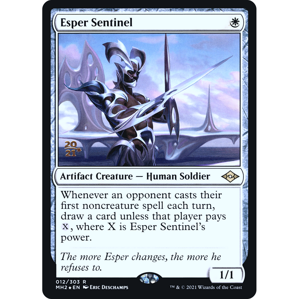 Esper Sentinel (PRE-012) - Modern Horizons 2 Promos Foil