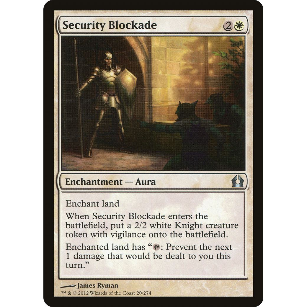 Security Blockade (RTR-020) - Return to Ravnica