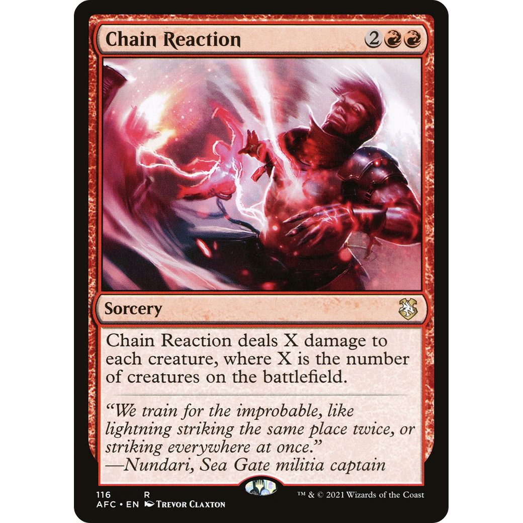Chain Reaction (AFC-116) - Forgotten Realms Commander
