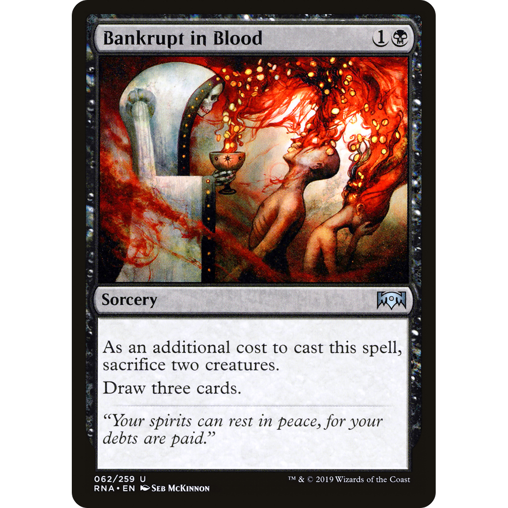 Bankrupt in Blood (RNA-062) - Ravnica Allegiance