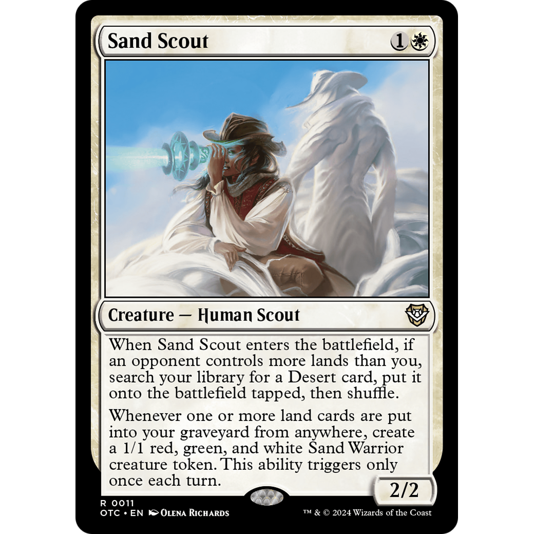 Sand Scout (OTC-011) - Outlaws of Thunder Junction Commander