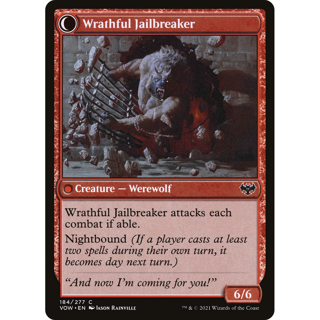 Weary Prisoner (VOW-184) - Innistrad: Crimson Vow: (Double Faced Transform) Foil