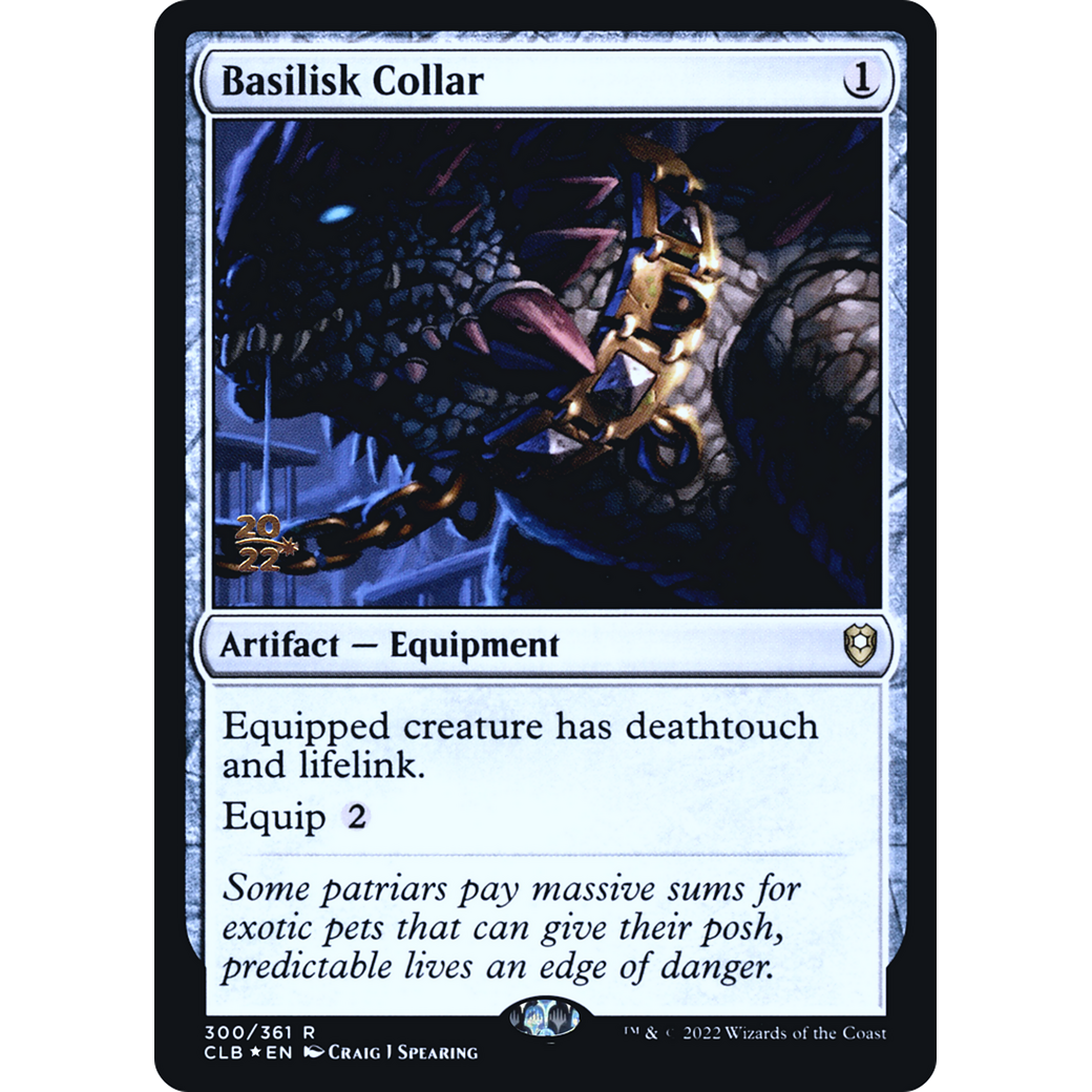 Basilisk Collar (PRE-300S) - Battle for Baldur's Gate Promos Foil