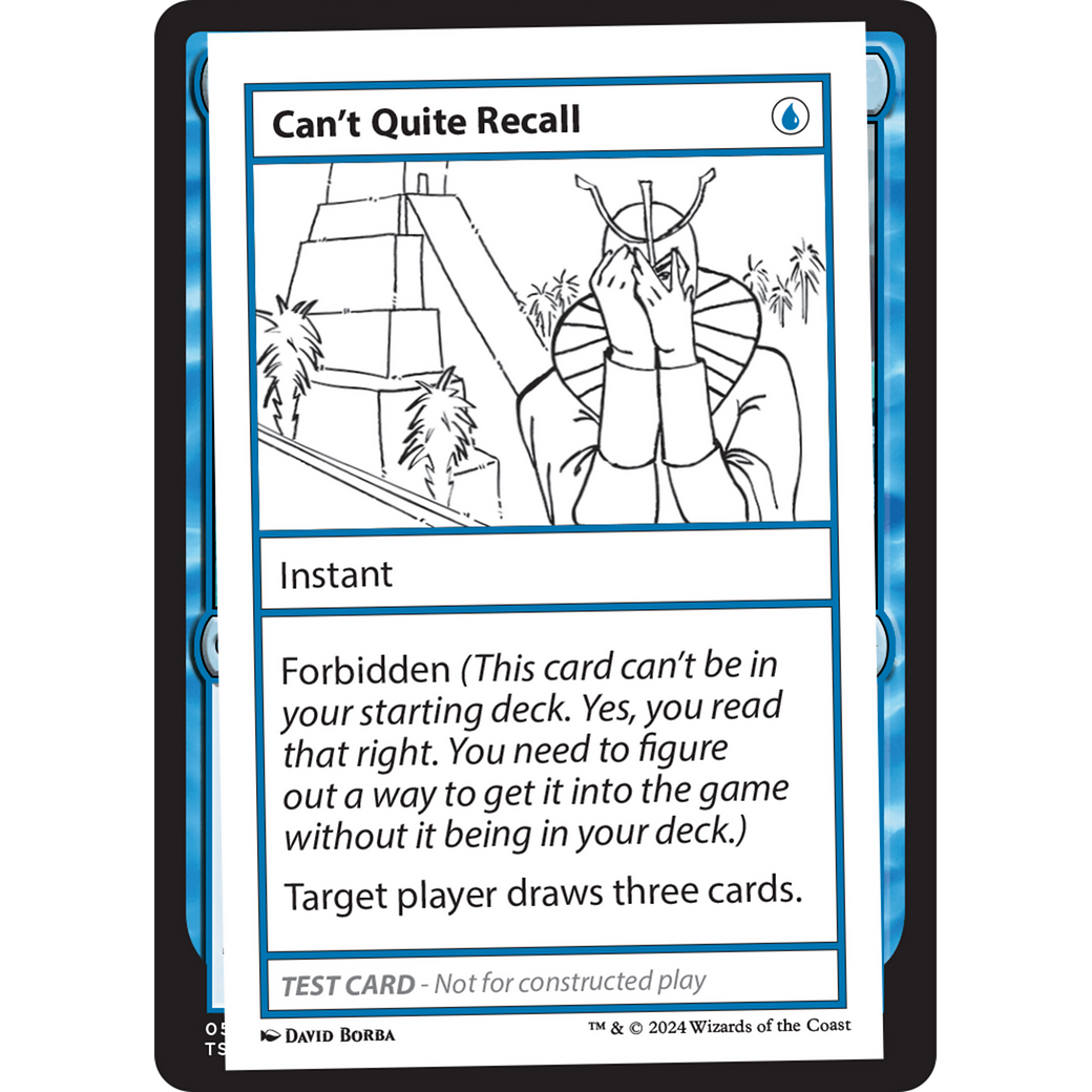 Can't Quite Recall (MB2PC-) - Mystery Booster 2