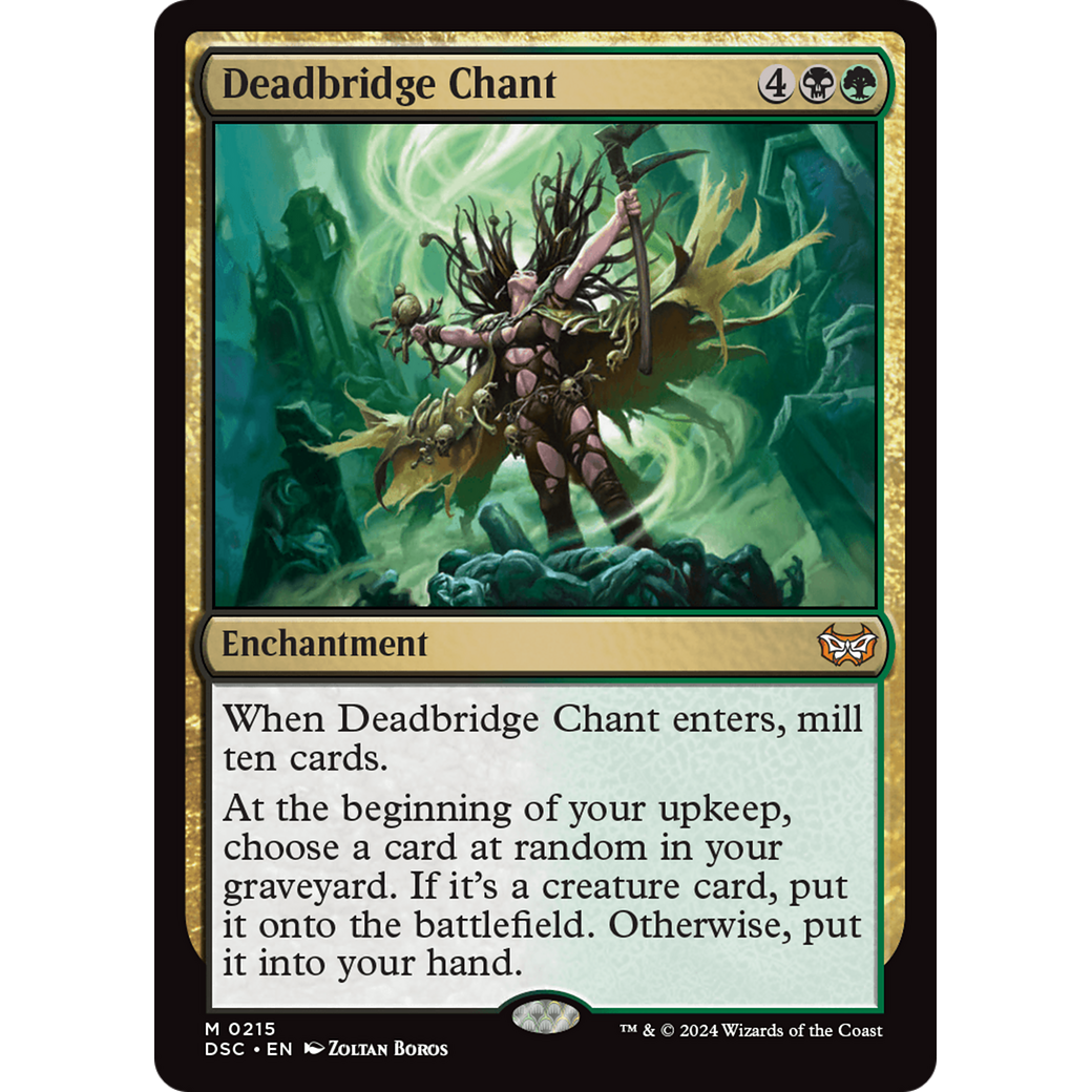 Deadbridge Chant (DSC-215) - Duskmourn: House of Horror Commander