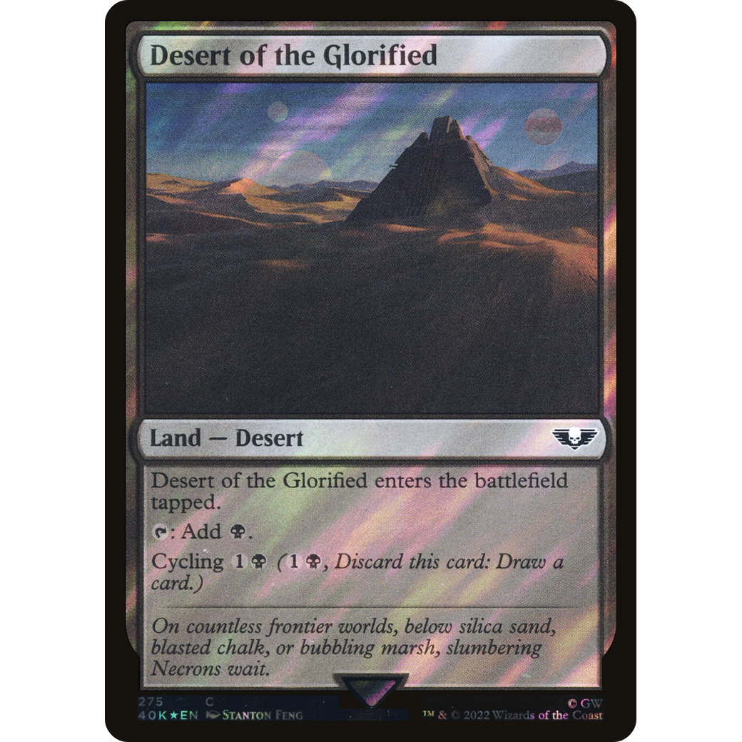 Desert of the Glorified (40K-275) - Warhammer 40,000 Commander Foil