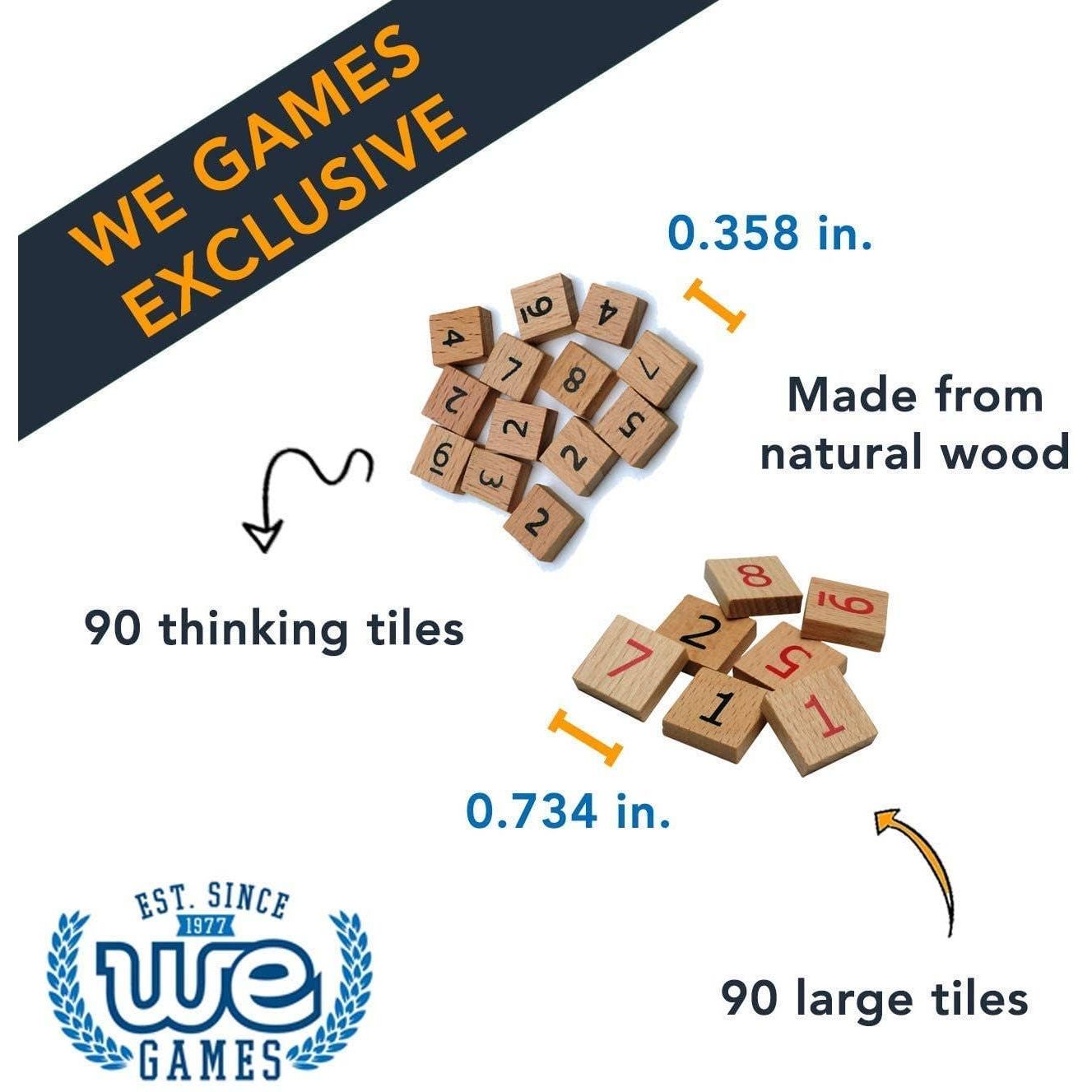 Wooden Sudoku Board in Walnut Stain - 11.5 in.