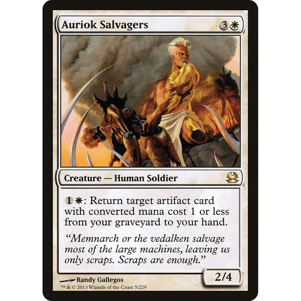 Auriok Salvagers (MMA-005) - Modern Masters Foil