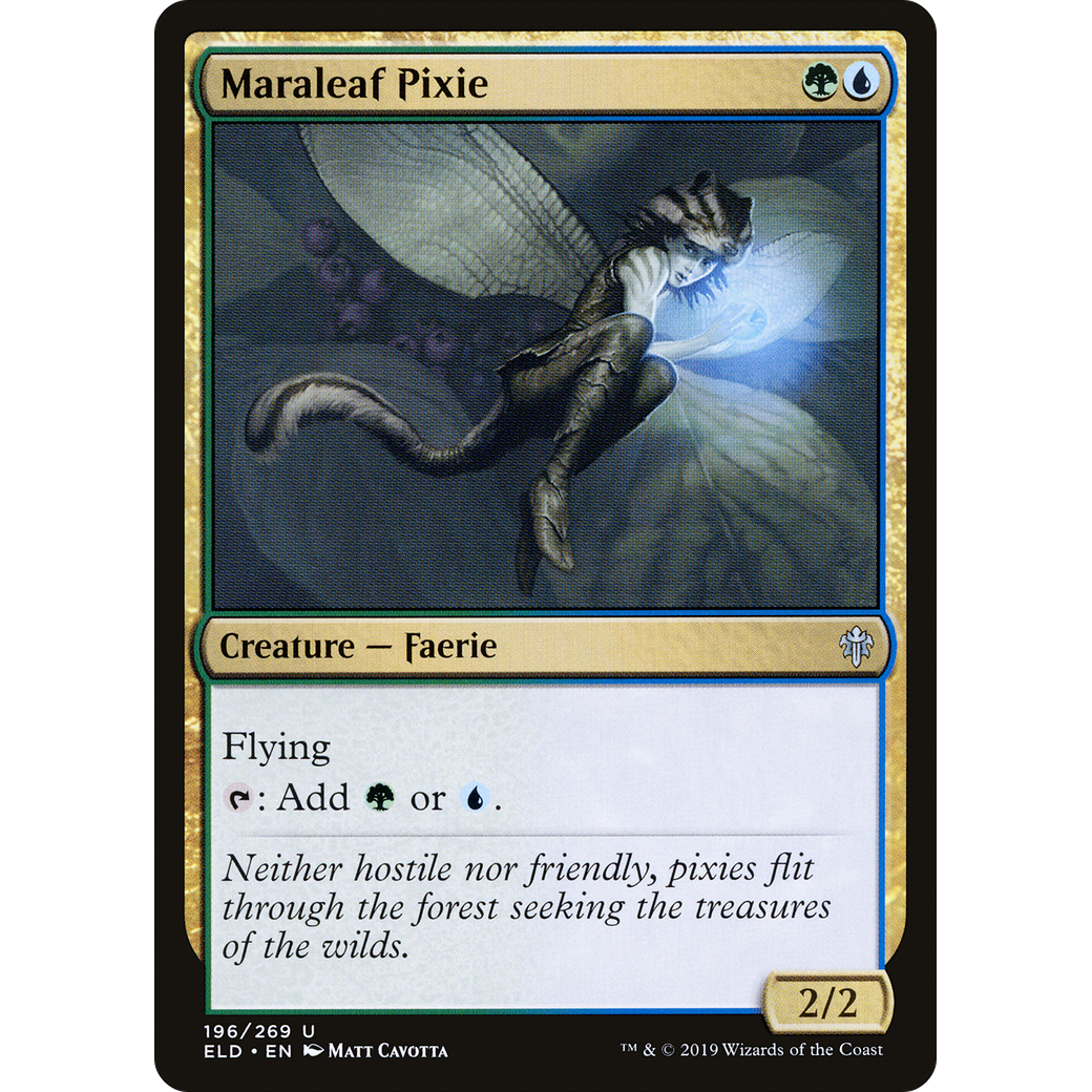 Maraleaf Pixie (ELD-196) - Throne of Eldraine