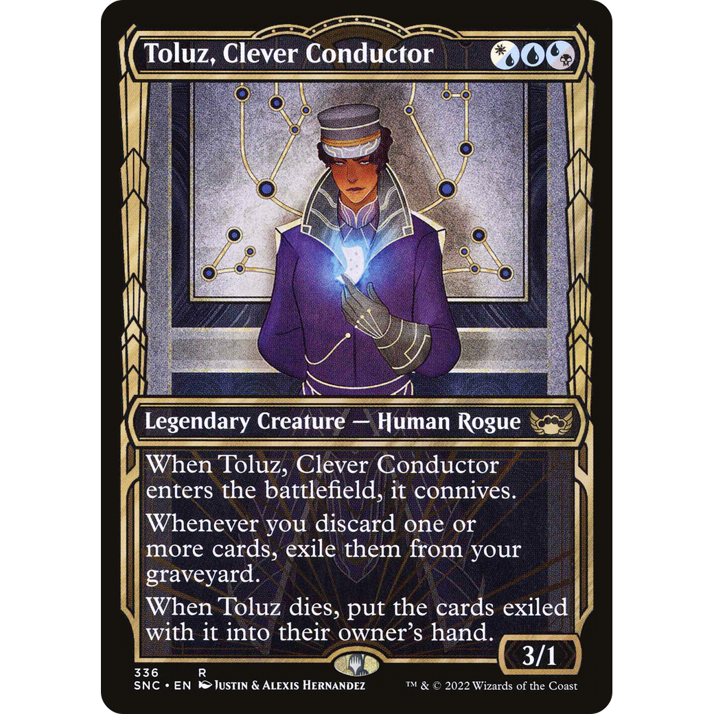 Toluz, Clever Conductor (Showcase) (SNC-336) - Streets of New Capenna: (Showcase)