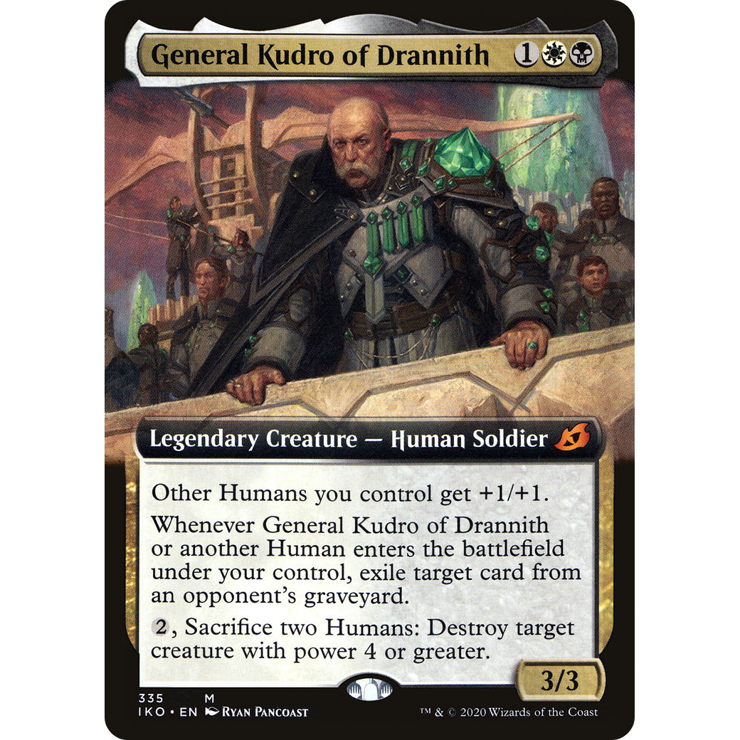 General Kudro of Drannith (Extended Art) (IKO-335) - Ikoria: Lair of Behemoths: (Extended Art)