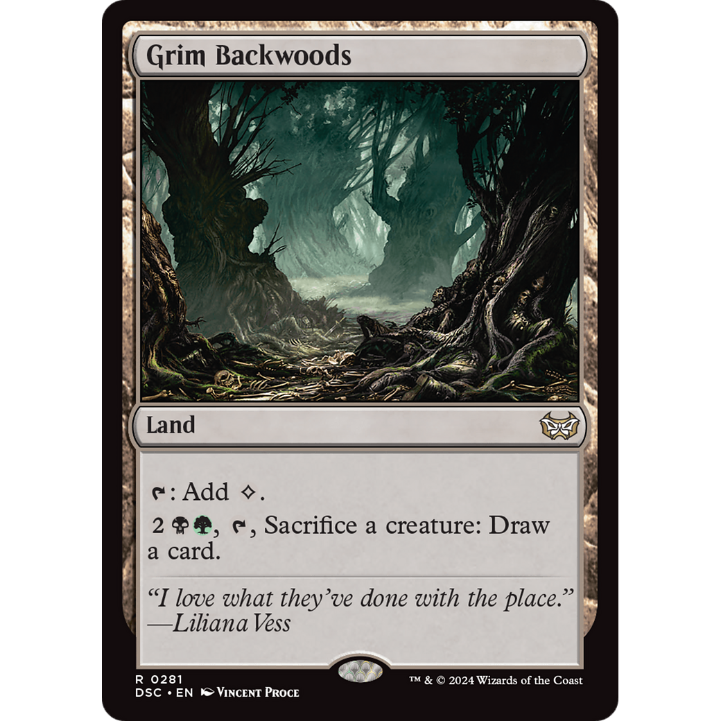 Grim Backwoods (DSC-281) - Duskmourn: House of Horror Commander