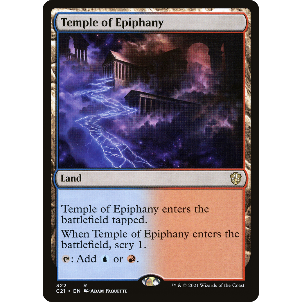 Temple of Epiphany (C21-322) - Commander 2021