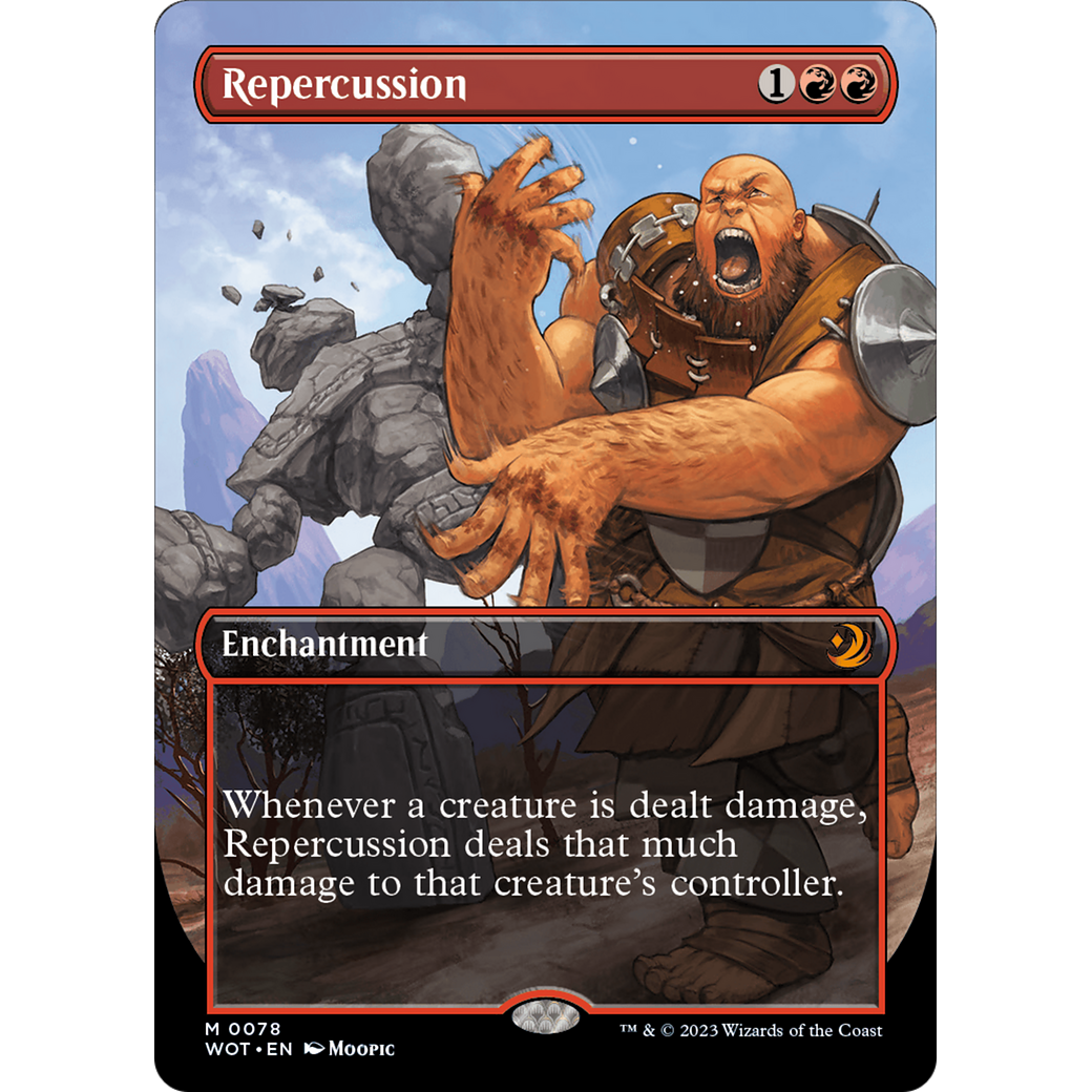 Repercussion (WOT-078) - Wilds of Eldraine: Enchanting Tales (Borderless)