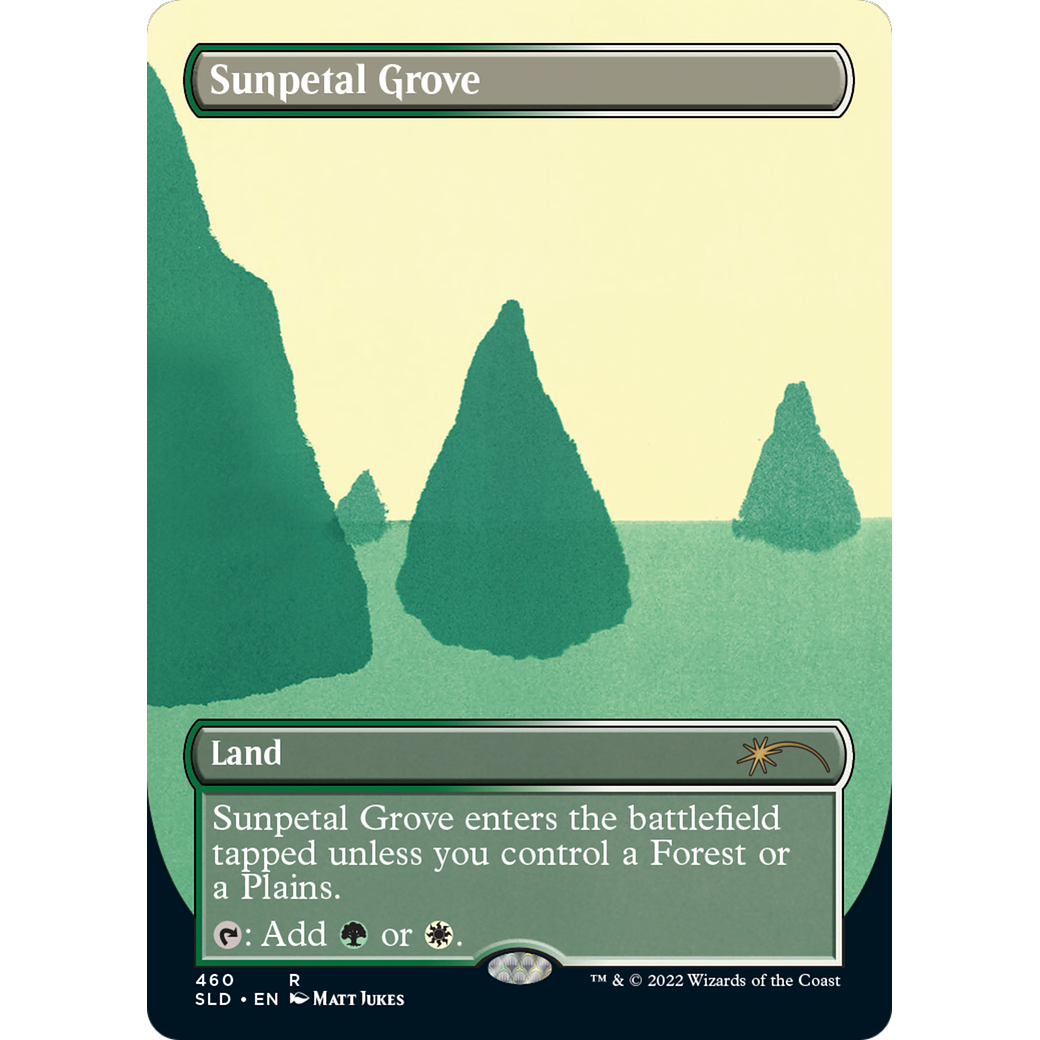 Sunpetal Grove (SLD-460) - Secret Lair Drop (Borderless)