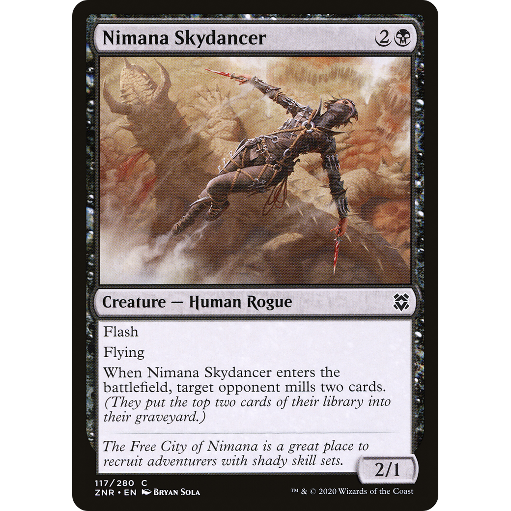 Nimana Skydancer (ZNR-117) - Zendikar Rising Foil
