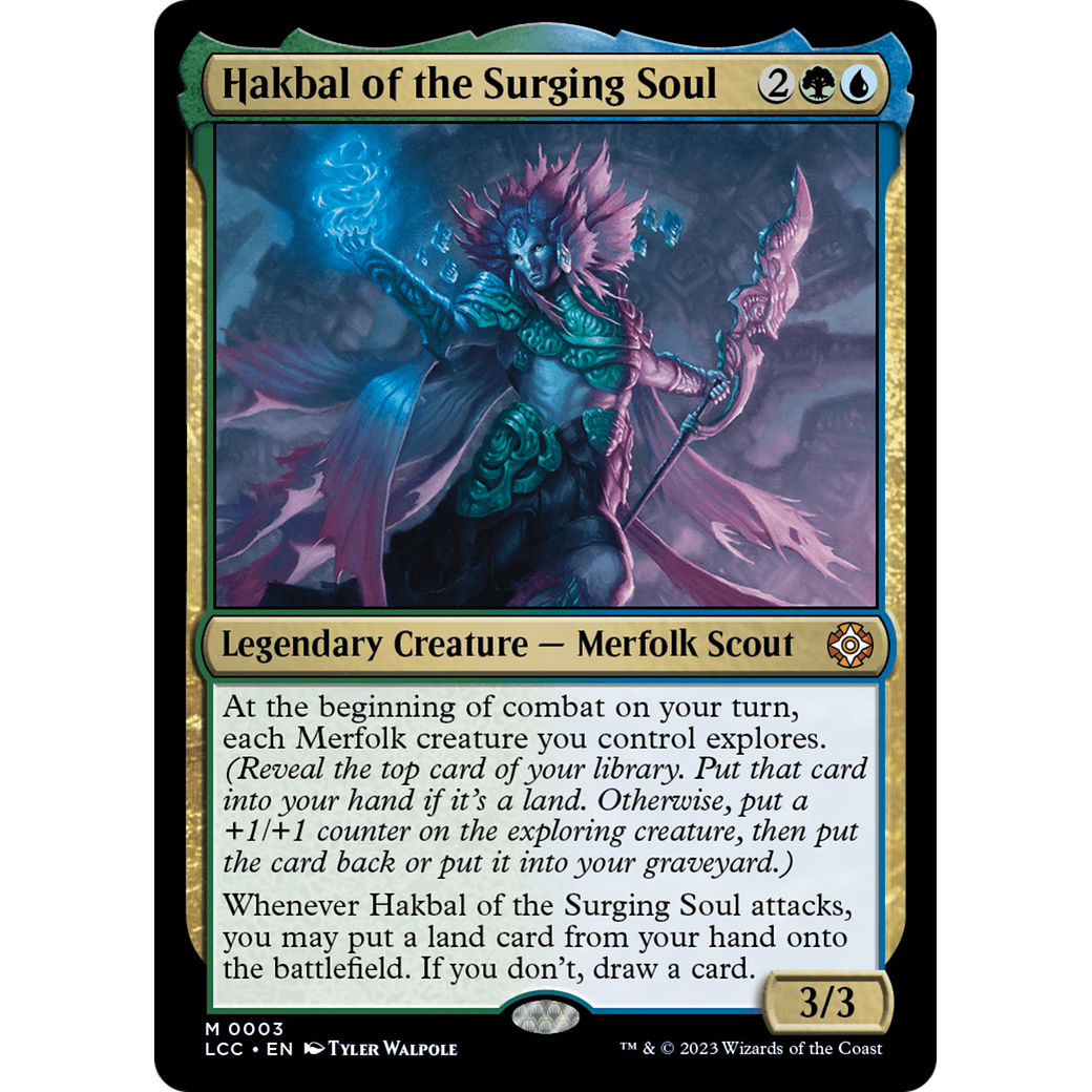 Hakbal of the Surging Soul (LCC-003) - The Lost Caverns of Ixalan Commander