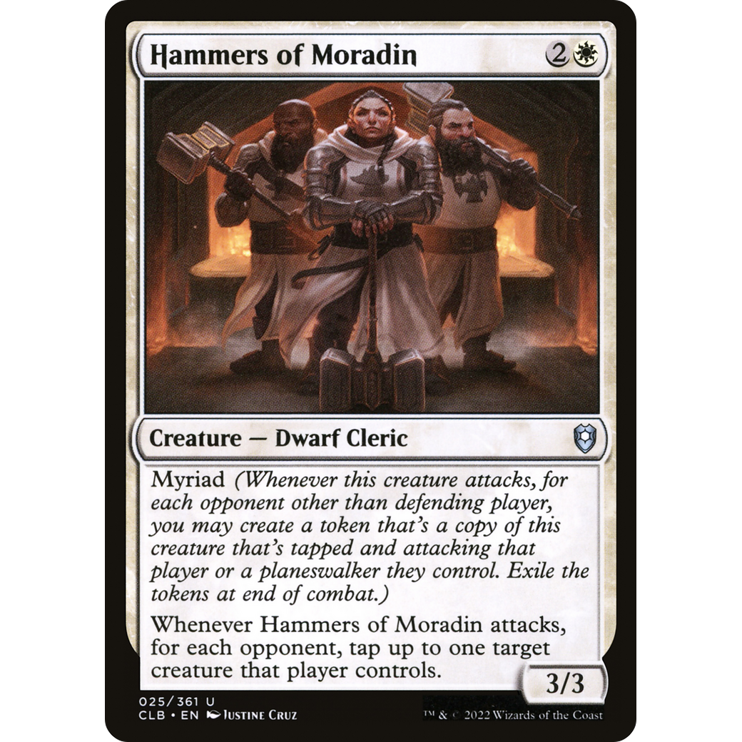 Hammers of Moradin (CLB-025) - Commander Legends: Battle for Baldur's Gate Foil
