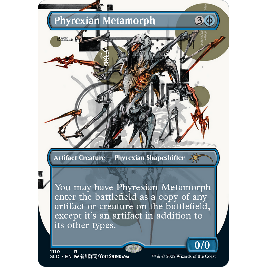 Phyrexian Metamorph (Borderless) (SLD-1110) - Secret Lair Drop (Borderless) Foil