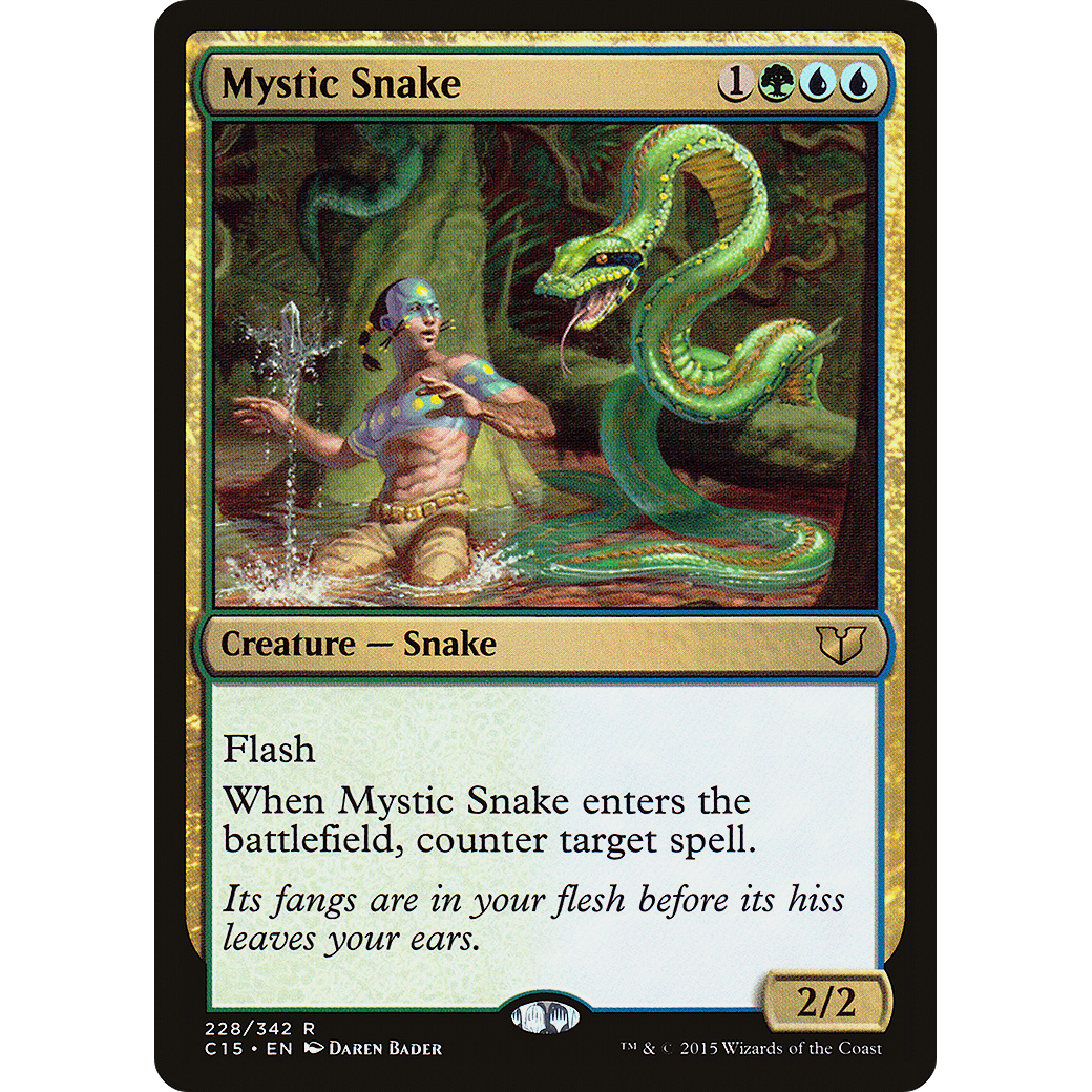 Mystic Snake (C15-228) - Commander 2015