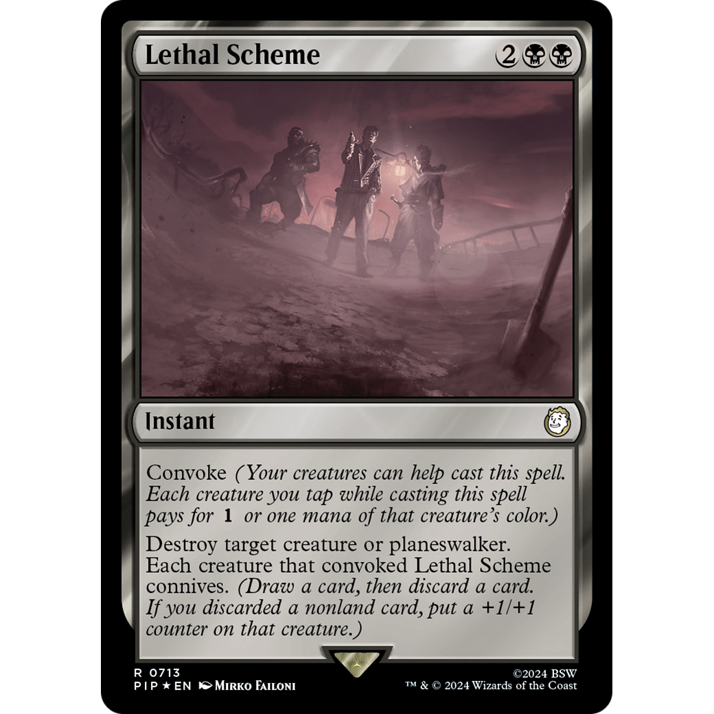 Lethal Scheme (PIP-713) - Fallout Foil