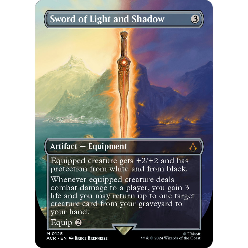 Sword of Light and Shadow (Borderless) (ACR-125) - Assassin's Creed (Borderless)
