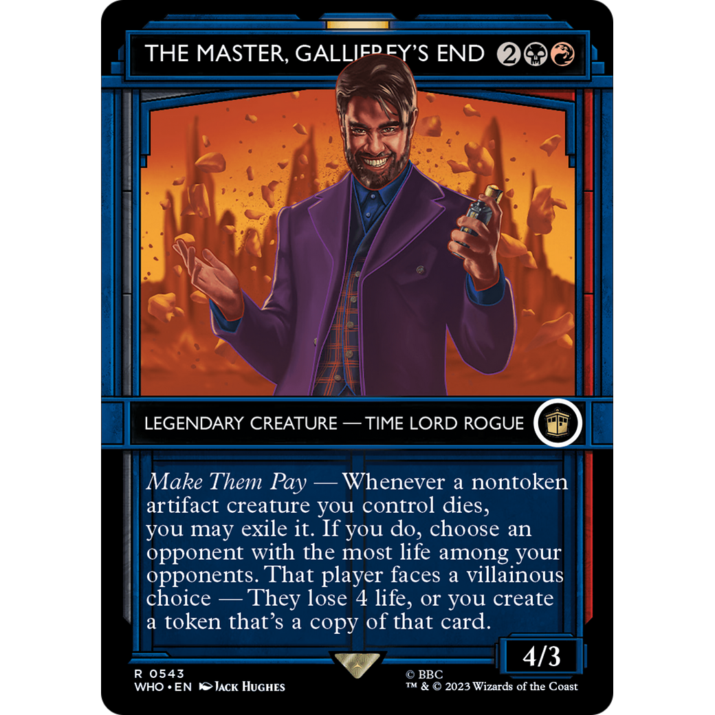 The Master, Gallifrey's End (Showcase) (WHO-543) - Doctor Who: (Showcase) (Borderless)