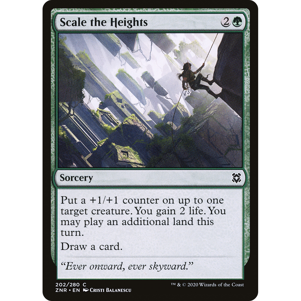 Scale the Heights (ZNR-202) - Zendikar Rising Foil