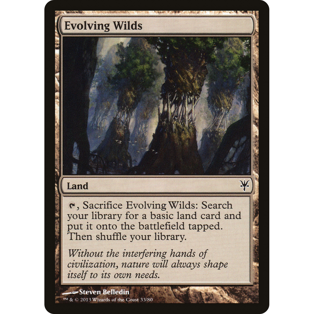 Evolving Wilds (DDK-033) - Duel Decks: Sorin vs. Tibalt