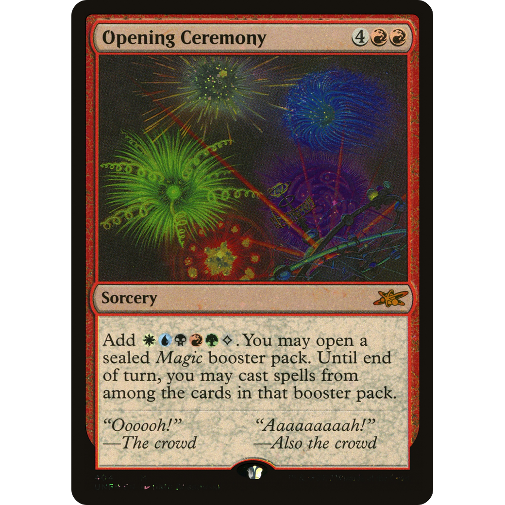 Opening Ceremony (Galaxy Foil) (UNF-404) - Unfinity Foil