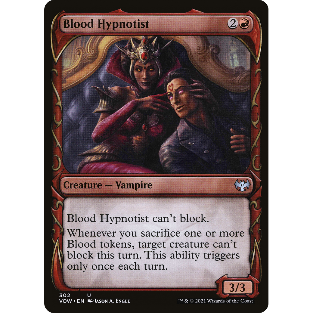 Blood Hypnotist (Showcase) (VOW-302) - Innistrad: Crimson Vow: (Showcase) Foil
