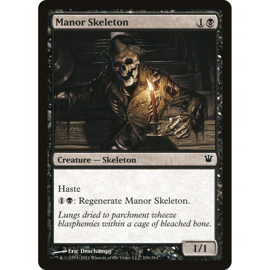 Manor Skeleton (ISD-106) - Innistrad Foil