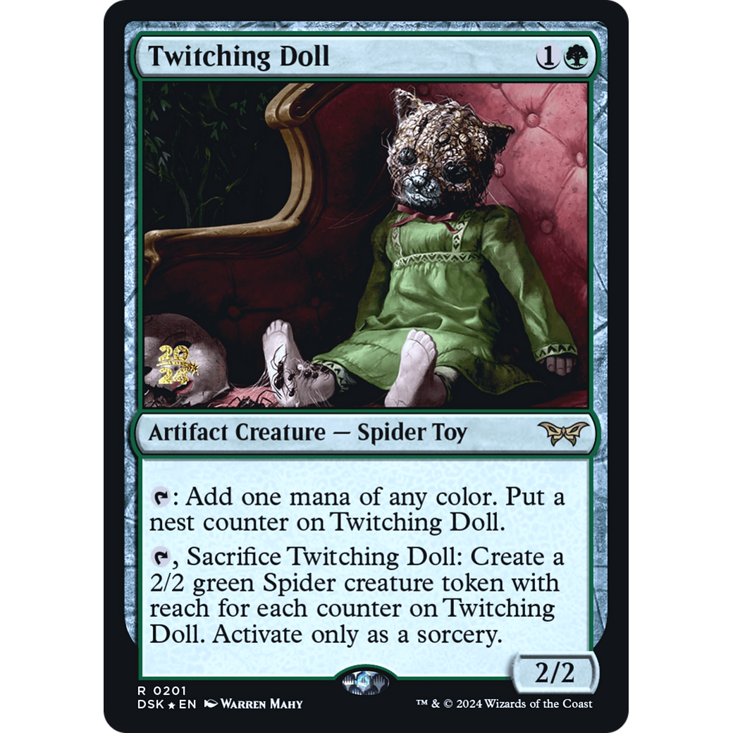 Twitching Doll (PRE-201S) - Duskmourn: House of Horror Promos Foil