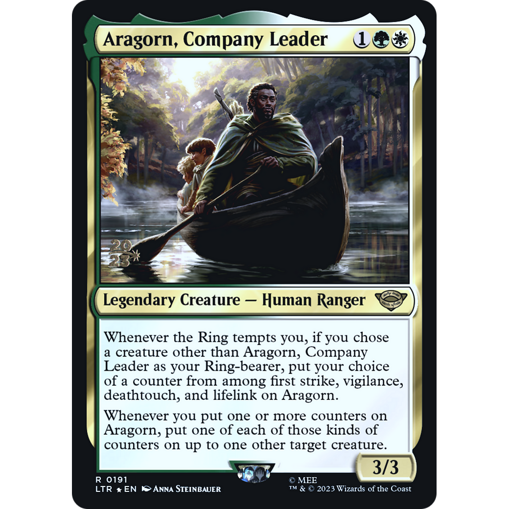 Aragorn, Company Leader (PRE-191S) - Tales of Middle-earth Promos Foil