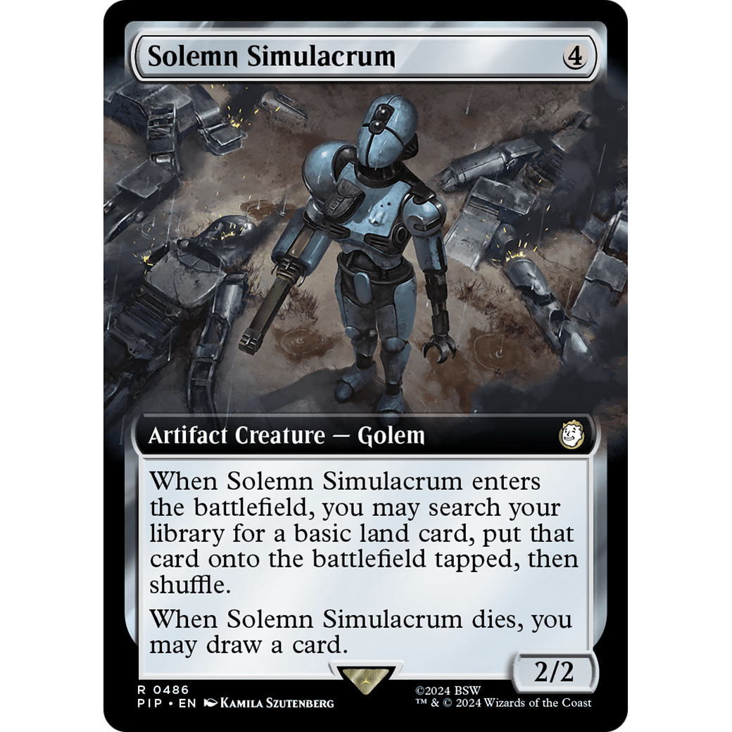 Solemn Simulacrum (PIP-486) - Fallout: (Extended Art) Foil