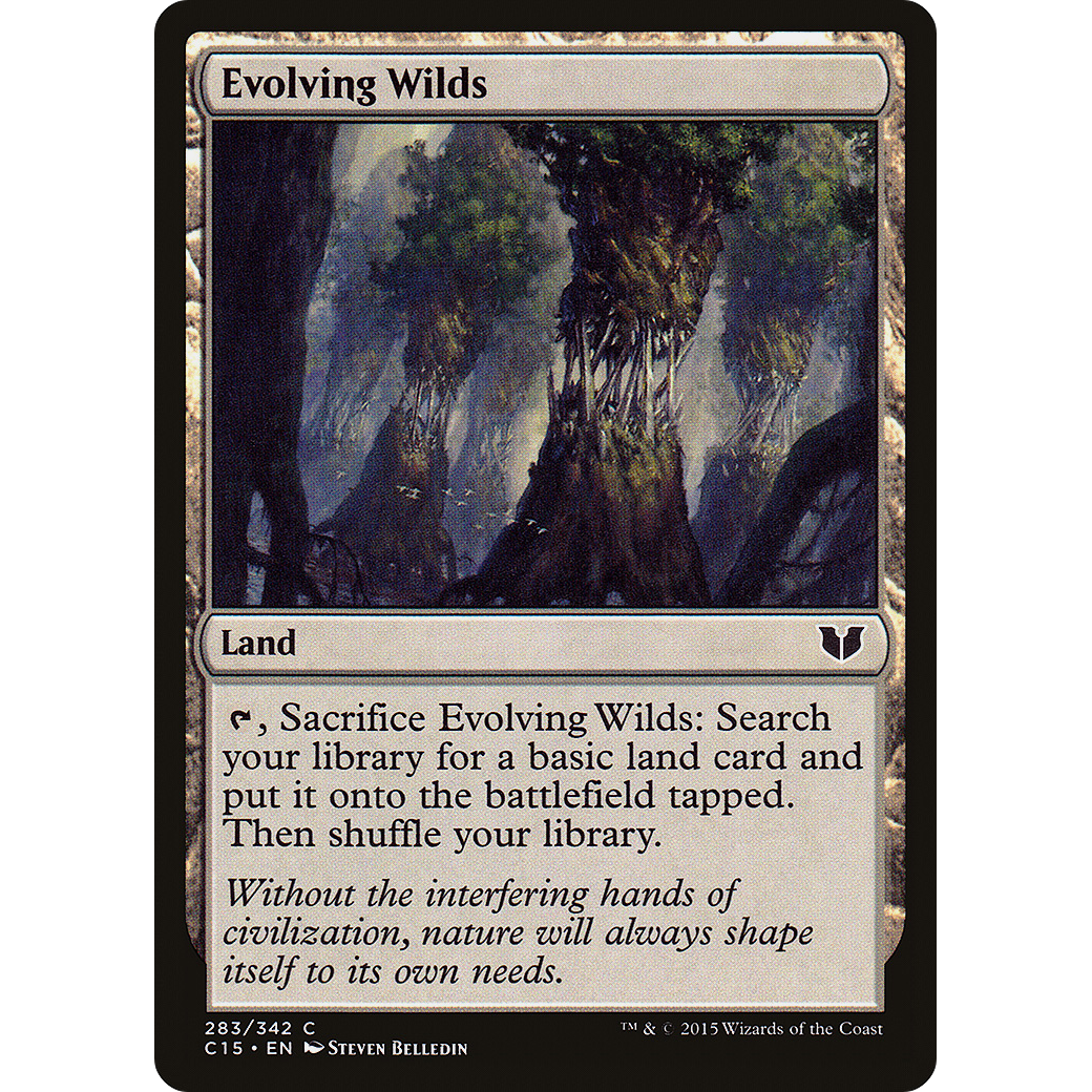 Evolving Wilds (C15-283) - Commander 2015