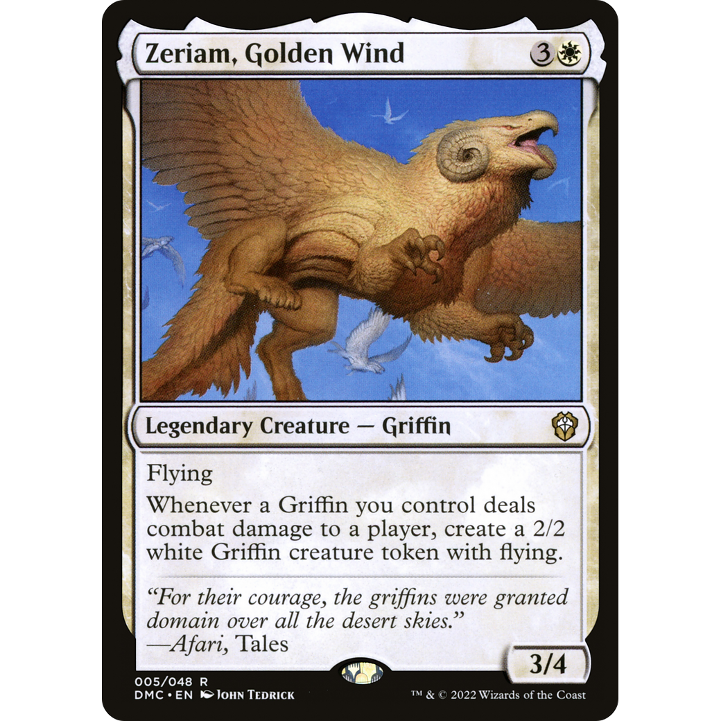 Zeriam, Golden Wind (DMC-005) - Dominaria United Commander