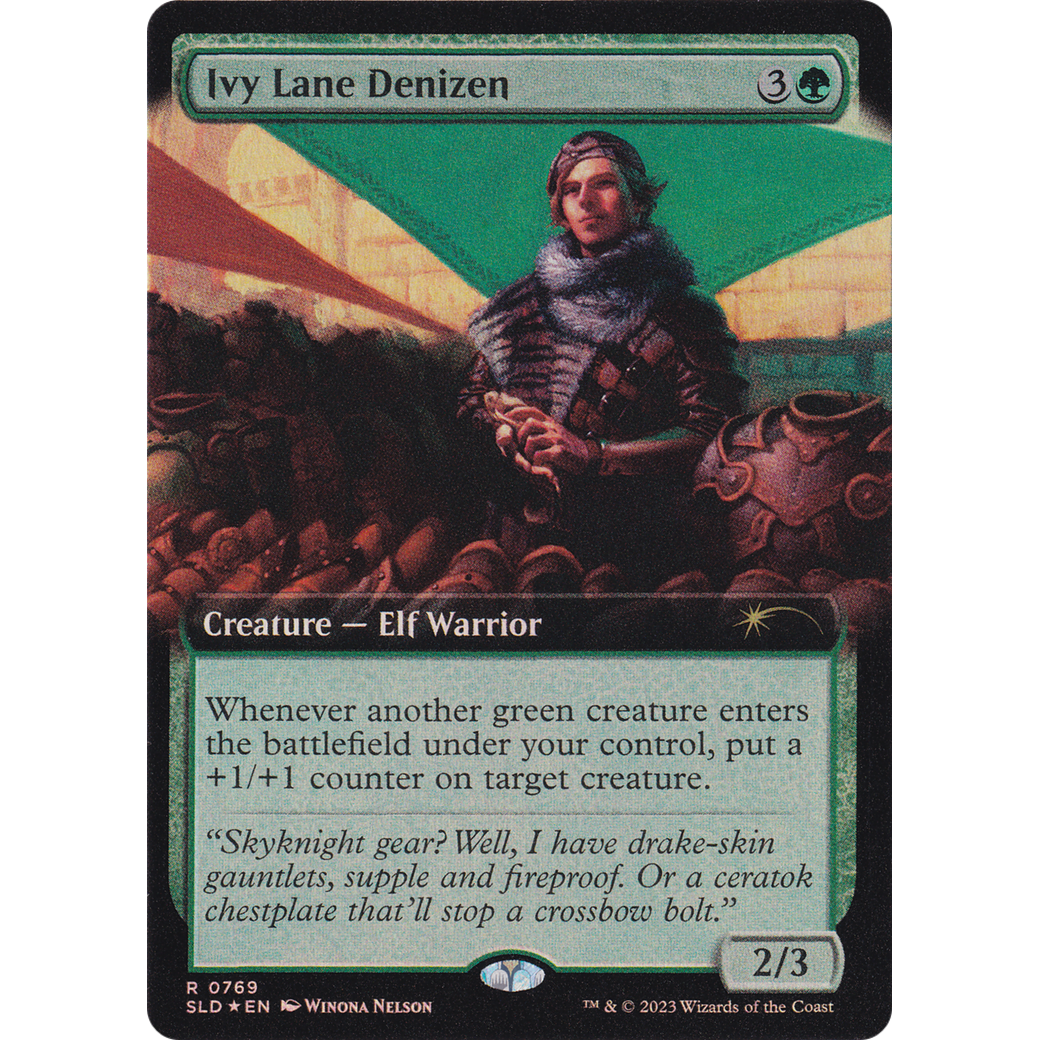 Ivy Lane Denizen (Extended Art) (SLD-769) - Secret Lair Drop: (Extended Art) Foil