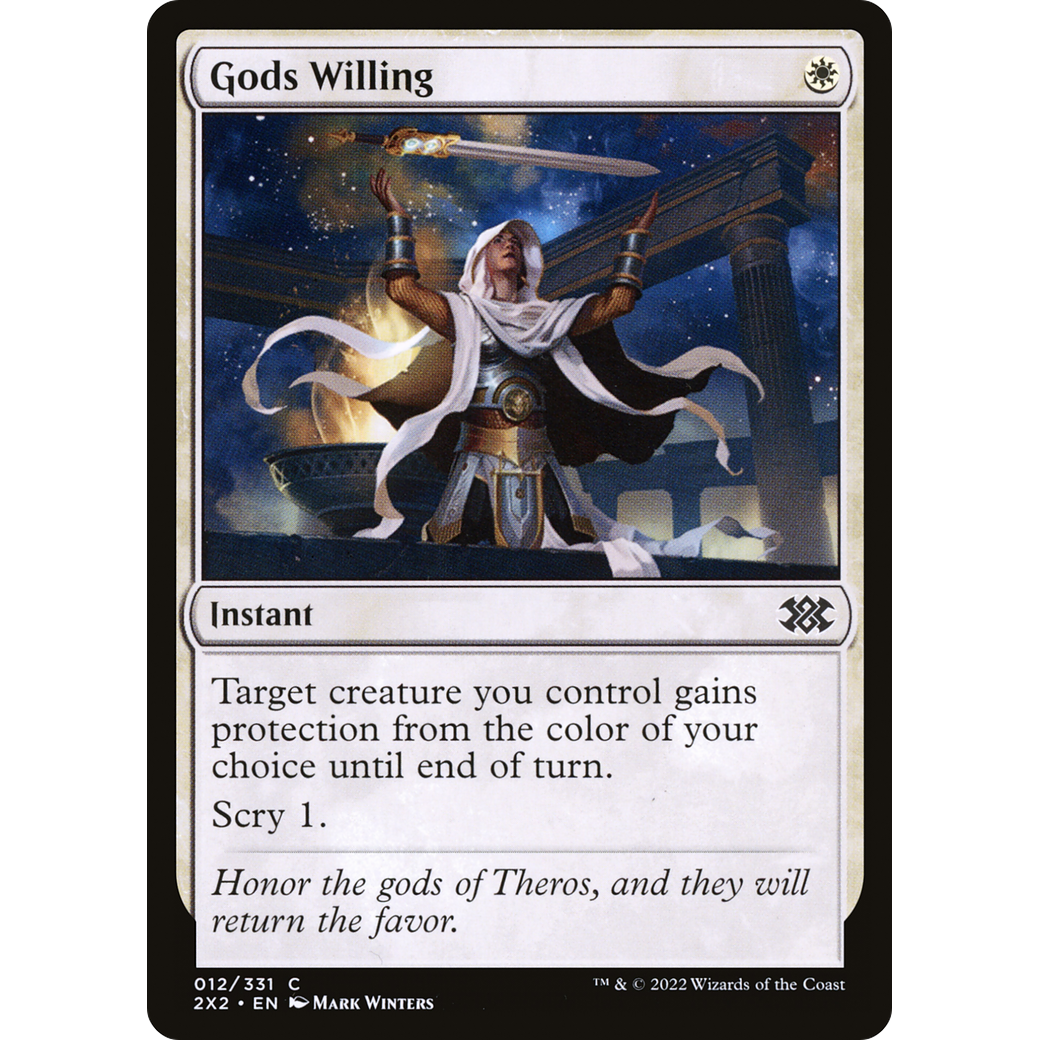 Gods Willing (2X2-012) - Double Masters 2022 Foil
