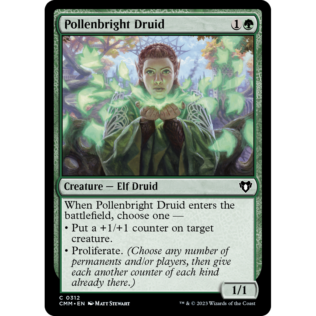 Pollenbright Druid (CMM-312) - Commander Masters