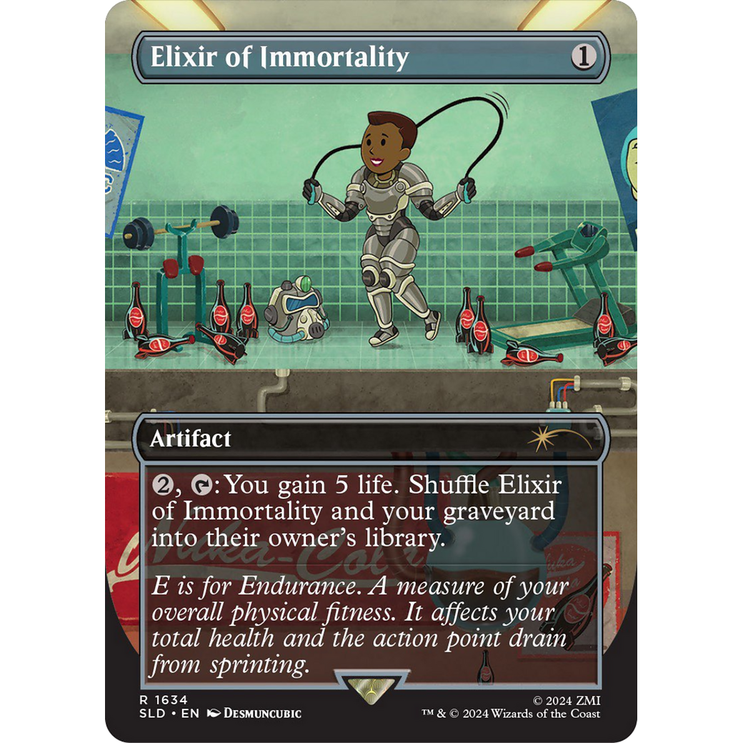 Elixir of Immortality (SLD-1634) - Secret Lair Drop (Borderless)
