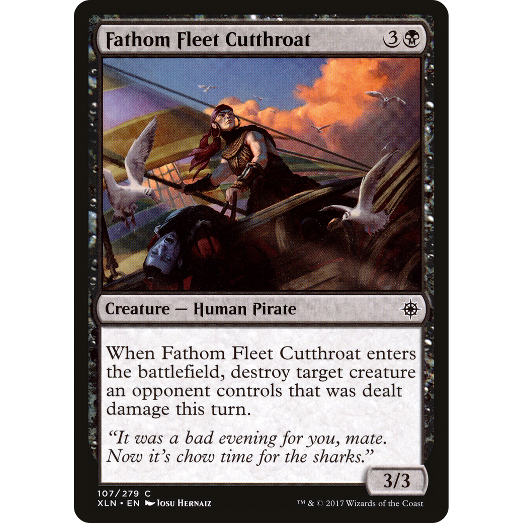 Fathom Fleet Cutthroat (XLN-107) - Ixalan Foil