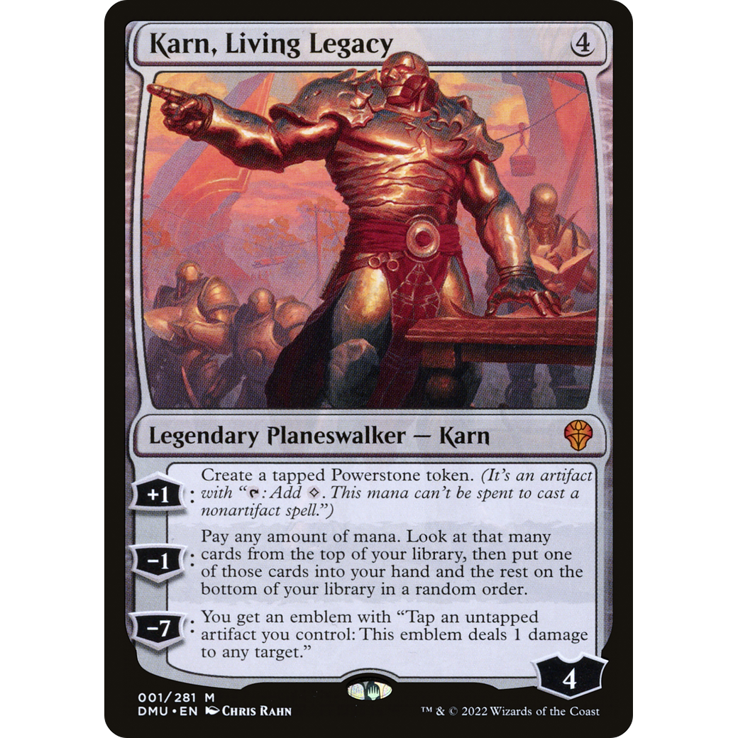 Karn, Living Legacy (DMU-001) - Dominaria United