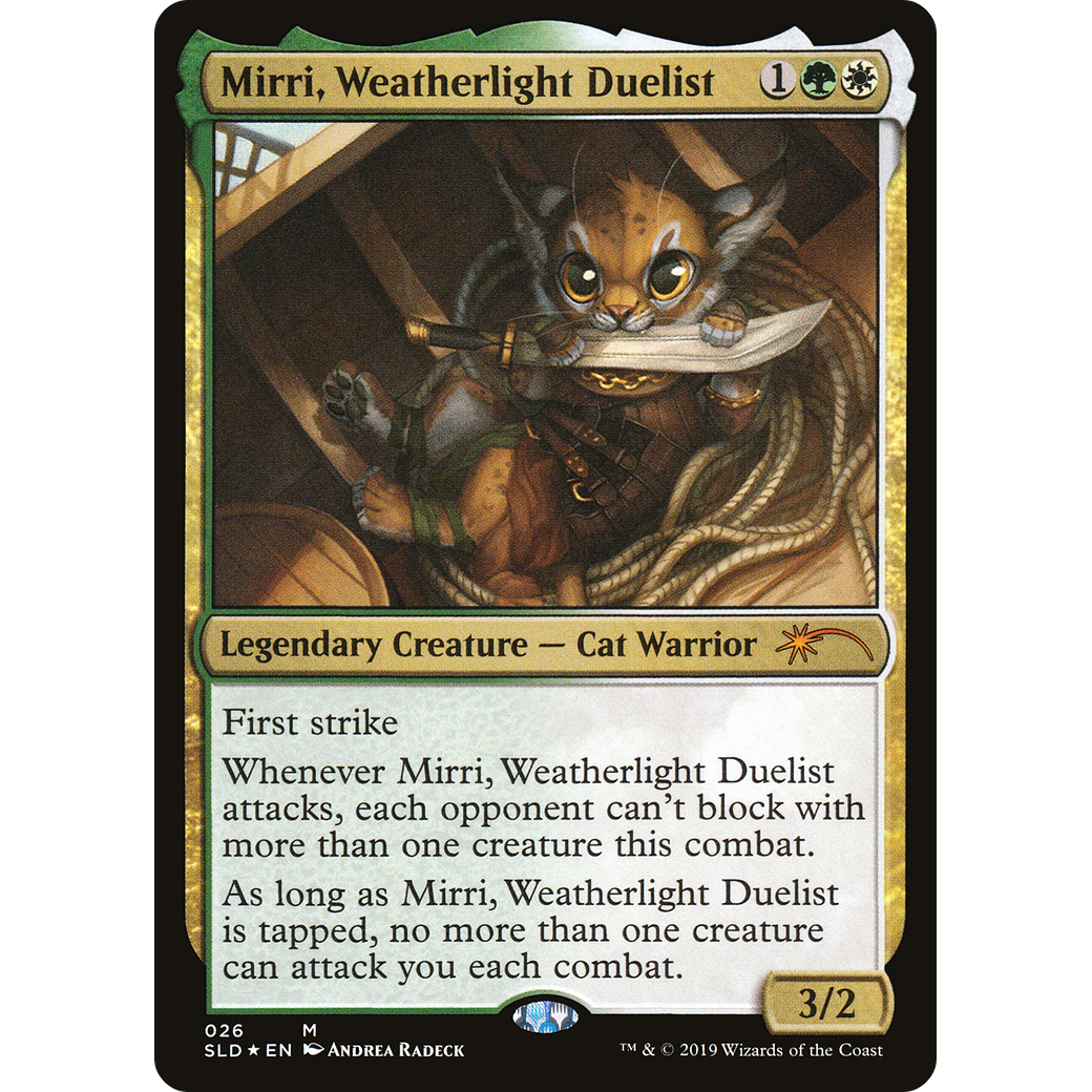 Mirri, Weatherlight Duelist (SLD-026) - Secret Lair Drop Foil