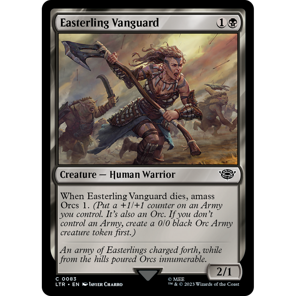 Easterling Vanguard (LTR-083) - The Lord of the Rings: Tales of Middle-earth Foil