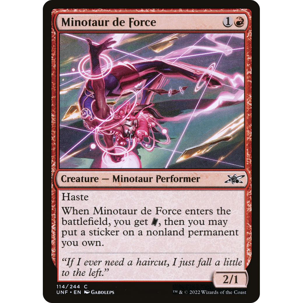 Minotaur de Force (UNF-114) - Unfinity