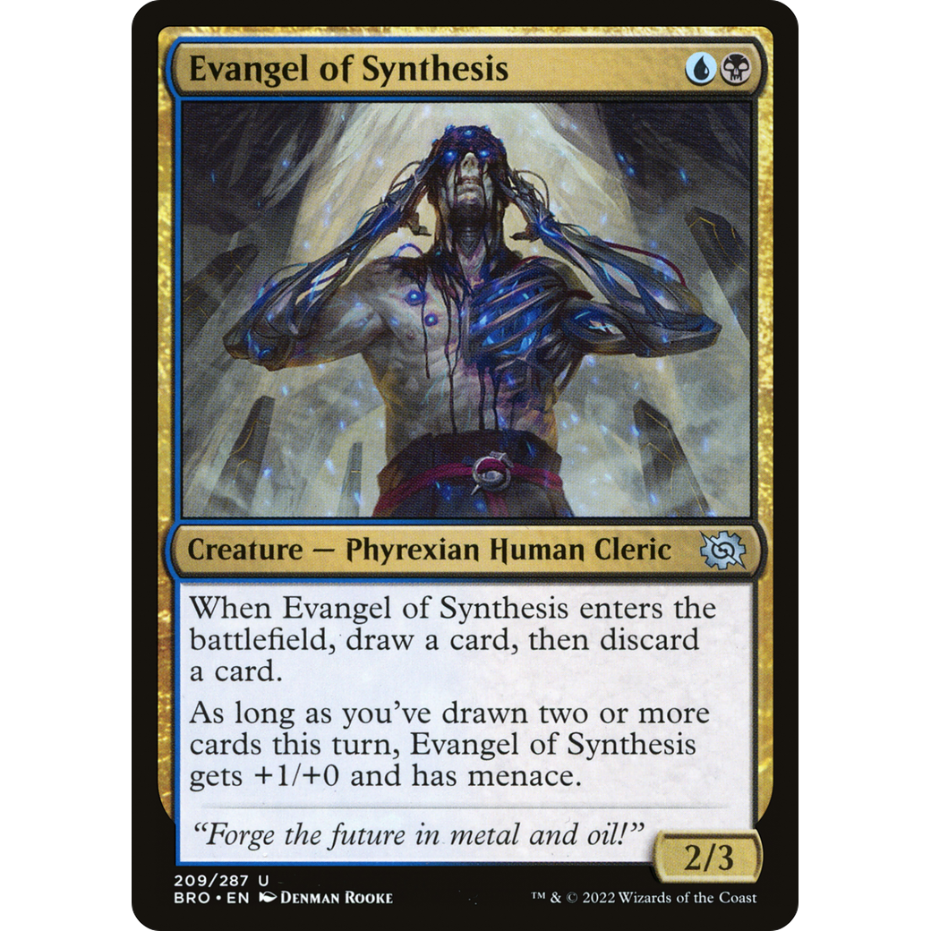 Evangel of Synthesis (BRO-209) - The Brothers' War Foil