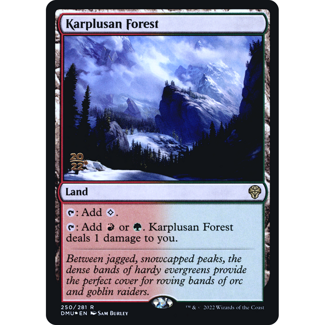 Karplusan Forest (PRE-250) - Dominaria United Promos Foil