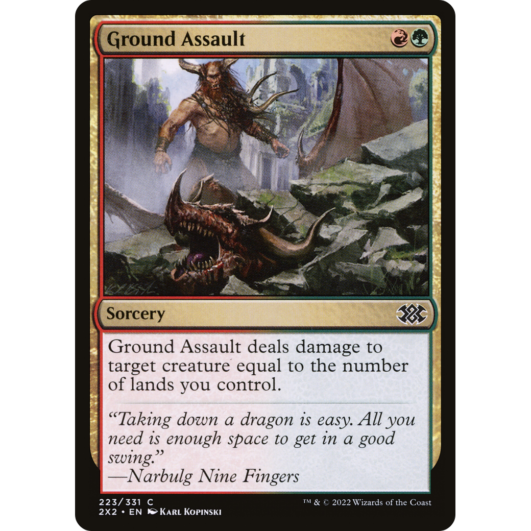 Ground Assault (2X2-223) - Double Masters 2022