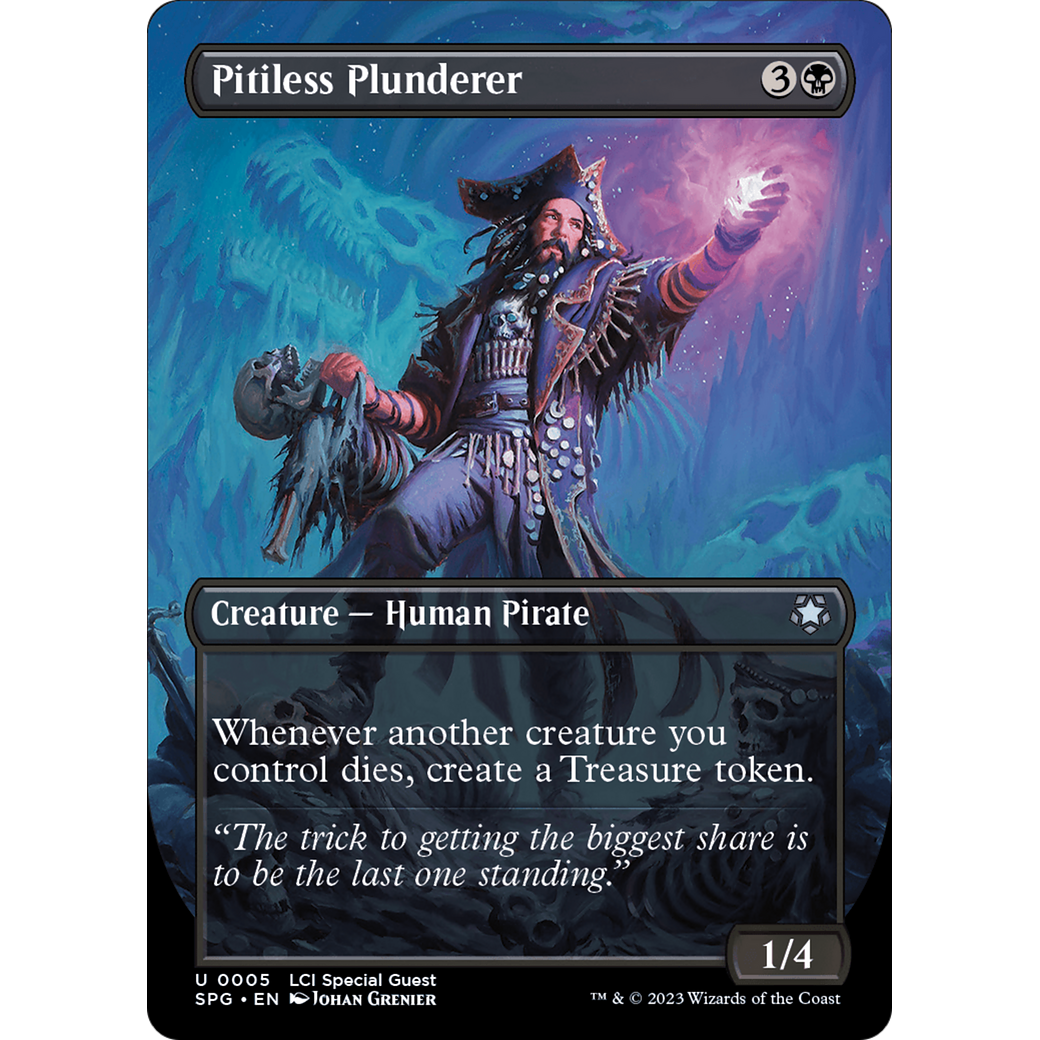 Pitiless Plunderer (Borderless) (SPG-005) - Special Guests (Borderless)